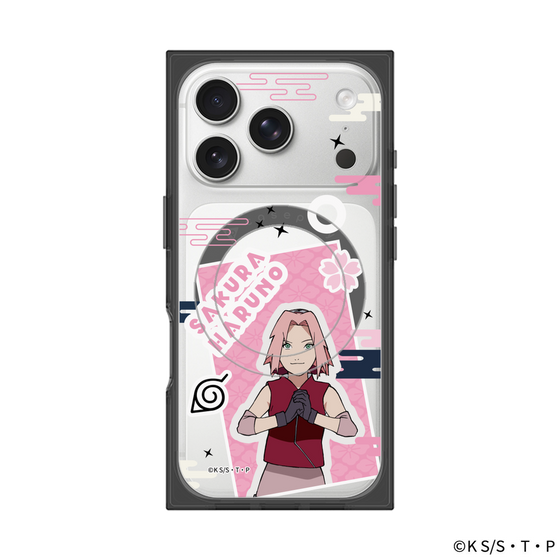 プレミアムスクエアケース with MagSafe［ NARUTO-ナルト- 疾風伝 - ステッカー - 春野サクラ ］