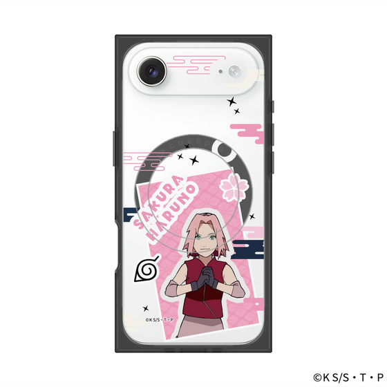 プレミアムスクエアケース with MagSafe［ NARUTO-ナルト- 疾風伝 - ステッカー - 春野サクラ ］