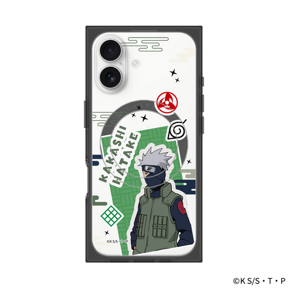 プレミアムスクエアケース with MagSafe［ NARUTO-ナルト- 疾風伝 - ステッカー - はたけカカシ ］