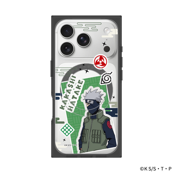 プレミアムスクエアケース with MagSafe［ NARUTO-ナルト- 疾風伝 - ステッカー - はたけカカシ ］