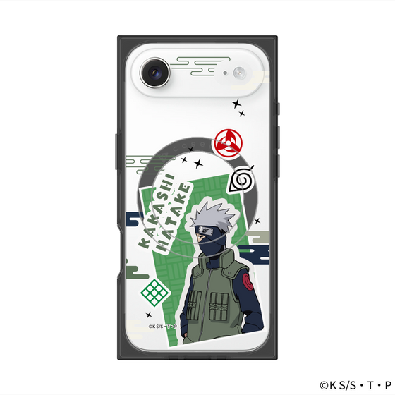 プレミアムスクエアケース with MagSafe［ NARUTO-ナルト- 疾風伝 - ステッカー - はたけカカシ ］