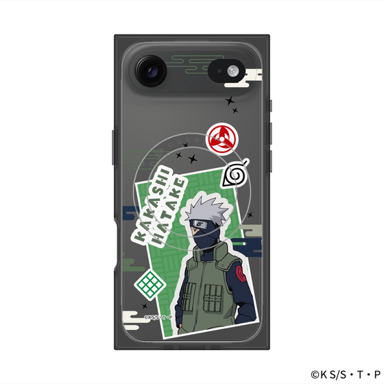 プレミアムスクエアケース with MagSafe［ NARUTO -ナルト- 疾風伝 - ステッカー - はたけカカシ ］