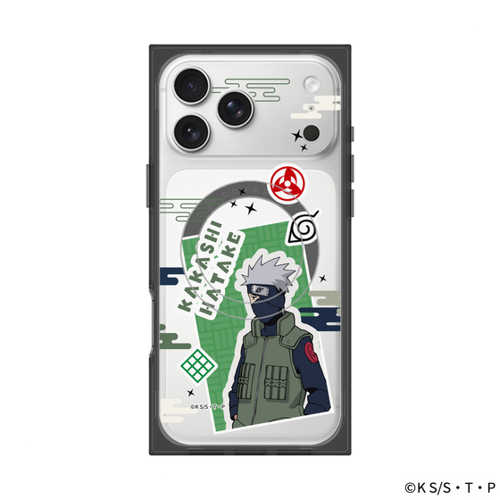 プレミアムスクエアケース with MagSafe［ NARUTO-ナルト- 疾風伝 - ステッカー - はたけカカシ ］