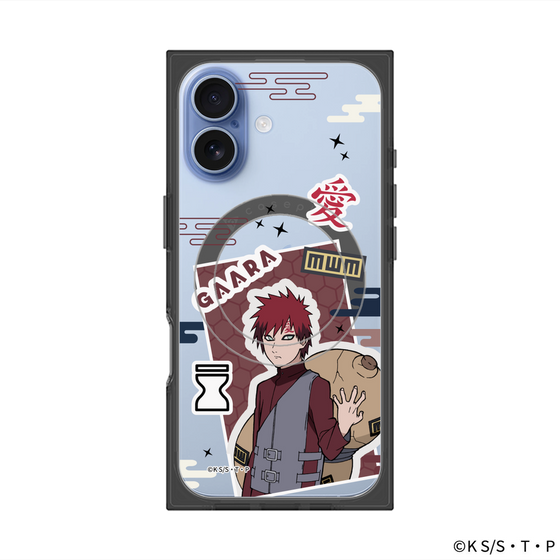 プレミアムスクエアケース with MagSafe［ NARUTO -ナルト- 疾風伝 - ステッカー - 我愛羅 ］