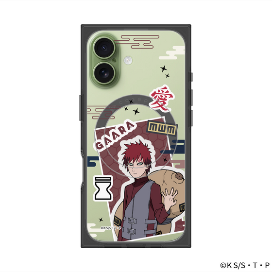 プレミアムスクエアケース with MagSafe［ NARUTO -ナルト- 疾風伝 - ステッカー - 我愛羅 ］