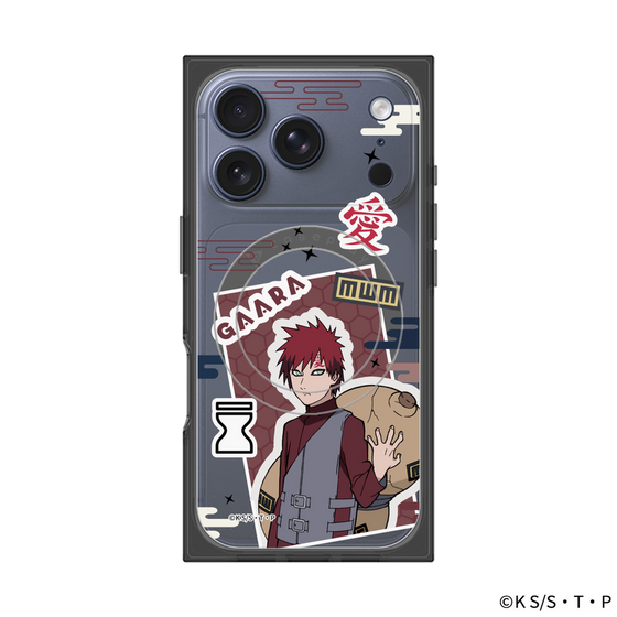 プレミアムスクエアケース with MagSafe［ NARUTO -ナルト- 疾風伝 - ステッカー - 我愛羅 ］