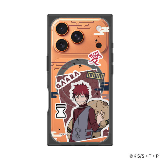 プレミアムスクエアケース with MagSafe［ NARUTO -ナルト- 疾風伝 - ステッカー - 我愛羅 ］
