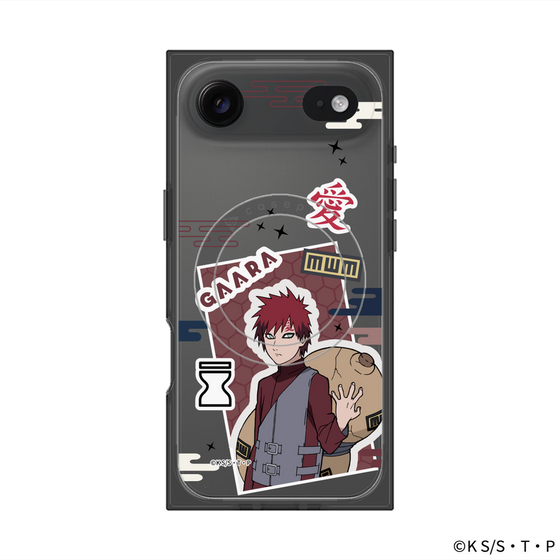 プレミアムスクエアケース with MagSafe［ NARUTO -ナルト- 疾風伝 - ステッカー - 我愛羅 ］