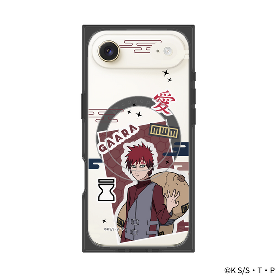 プレミアムスクエアケース with MagSafe［ NARUTO -ナルト- 疾風伝 - ステッカー - 我愛羅 ］