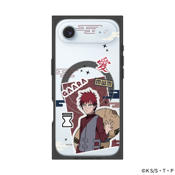 プレミアムスクエアケース with MagSafe［ NARUTO -ナルト- 疾風伝 - ステッカー - 我愛羅 ］