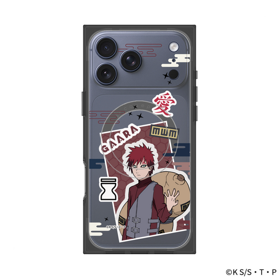 プレミアムスクエアケース with MagSafe［ NARUTO -ナルト- 疾風伝 - ステッカー - 我愛羅 ］