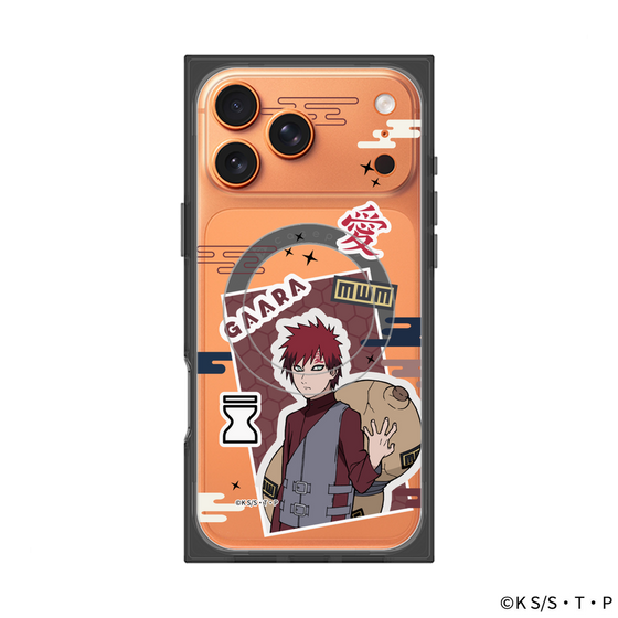 プレミアムスクエアケース with MagSafe［ NARUTO -ナルト- 疾風伝 - ステッカー - 我愛羅 ］