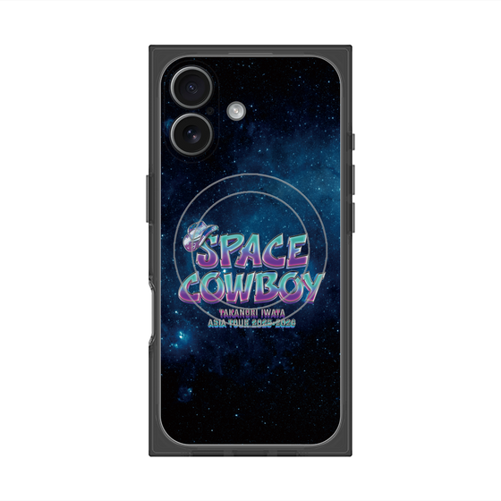プレミアムスクエアケース with MagSafe［ Takanori Iwata ASIA TOUR 2025-2026 "SPACE COWBOY" - ロゴ ］