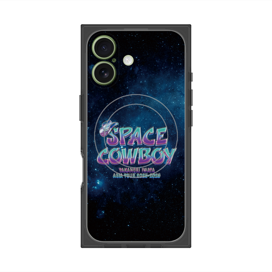 プレミアムスクエアケース with MagSafe［ Takanori Iwata ASIA TOUR 2025-2026 "SPACE COWBOY" - ロゴ ］