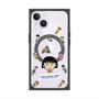 プレミアムスクエアケース with MagSafe［ ちびまる子ちゃん - まる子とお友達 - クリア ］
