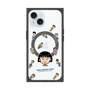 プレミアムスクエアケース with MagSafe［ ちびまる子ちゃん - まる子とお友達 - クリア ］