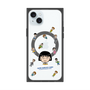 プレミアムスクエアケース with MagSafe［ ちびまる子ちゃん - まる子とお友達 - クリア ］