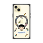 プレミアムスクエアケース with MagSafe［ ちびまる子ちゃん - まる子とお友達 - クリア ］