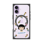 プレミアムスクエアケース with MagSafe［ ちびまる子ちゃん - まる子とお友達 - クリア ］
