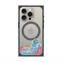 プレミアムスクエアケース with MagSafe［ 広島東洋カープ - のんびりスラィリー - パッチワーク ］