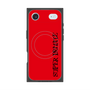プレミアムスクエアケース with MagSafe［ SUPER PRIVATE - ロゴ - Red&Black ］