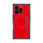 プレミアムスクエアケース with MagSafe［ SUPER PRIVATE - ロゴ - Red ］