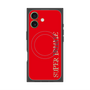 プレミアムスクエアケース with MagSafe［ SUPER PRIVATE - ロゴ - Red ］
