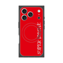 プレミアムスクエアケース with MagSafe［ SUPER PRIVATE - ロゴ - Red ］