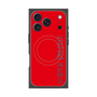 プレミアムスクエアケース with MagSafe［ SUPER PRIVATE - ロゴ - Red ］