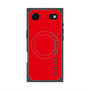 プレミアムスクエアケース with MagSafe［ SUPER PRIVATE - ロゴ - Red ］