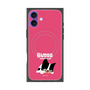 プレミアムスクエアケース with MagSafe［ BUDOG - ピンク ］