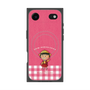 プレミアムスクエアケース with MagSafe［ ちびまる子ちゃん - ピンクチェック ］