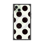 プレミアムスクエアケース with MagSafe［ シンプルドット - Black ］