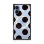 プレミアムスクエアケース with MagSafe［ シンプルドット - Black ］