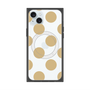 プレミアムスクエアケース with MagSafe［ シンプルドット - Beige ］