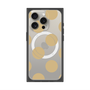 プレミアムスクエアケース with MagSafe［ シンプルドット - Beige ］