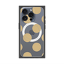 プレミアムスクエアケース with MagSafe［ シンプルドット - Beige ］