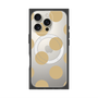 プレミアムスクエアケース with MagSafe［ シンプルドット - Beige ］