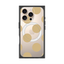 プレミアムスクエアケース with MagSafe［ シンプルドット - Beige ］