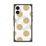 プレミアムスクエアケース with MagSafe［ シンプルドット - Beige ］