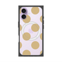 プレミアムスクエアケース with MagSafe［ シンプルドット - Beige ］