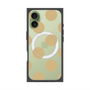 プレミアムスクエアケース with MagSafe［ シンプルドット - Beige ］