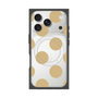 プレミアムスクエアケース with MagSafe［ シンプルドット - Beige ］