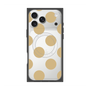 プレミアムスクエアケース with MagSafe［ シンプルドット - Beige ］