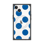 プレミアムスクエアケース with MagSafe［ シンプルドット - Blue ］