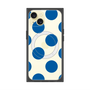 プレミアムスクエアケース with MagSafe［ シンプルドット - Blue ］