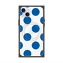 プレミアムスクエアケース with MagSafe［ シンプルドット - Blue ］