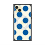 プレミアムスクエアケース with MagSafe［ シンプルドット - Blue ］