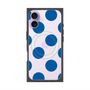 プレミアムスクエアケース with MagSafe［ シンプルドット - Blue ］