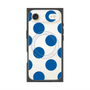プレミアムスクエアケース with MagSafe［ シンプルドット - Blue ］